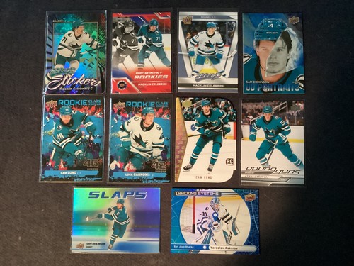 San jose sharks hockey cards - sharks,